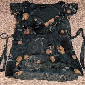 womens floral blouse